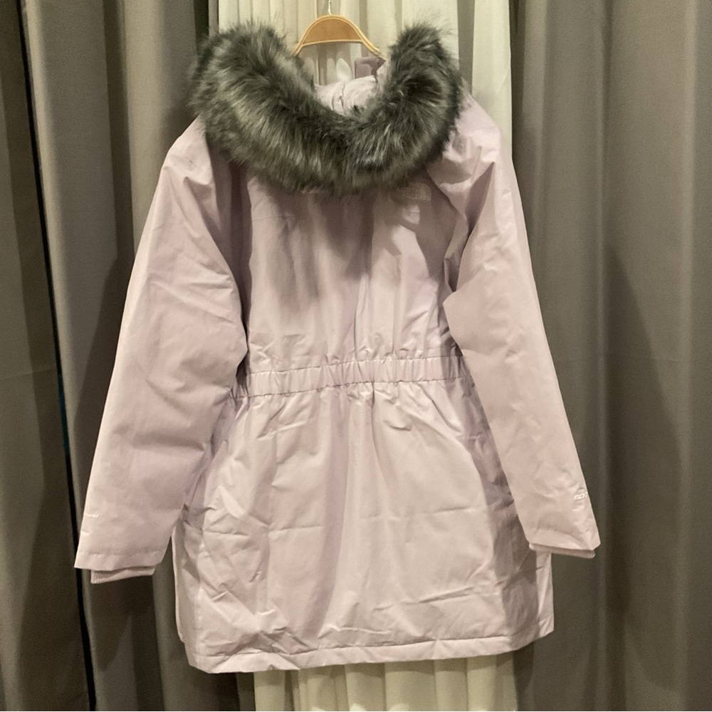 🆕 North Face ARCTIC PARKA Down Black Removable Fur Hood Wind Water Proof 1X NWT - Picture 4 of 14